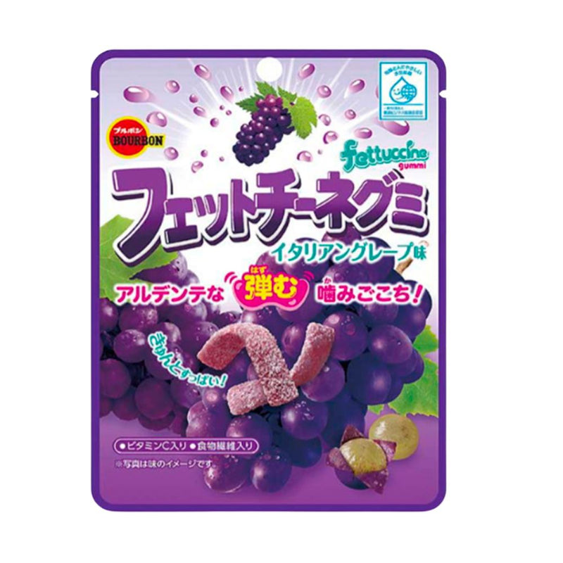 Fettuccine Gummy Italian Grape, bonbons gommeux au goût de raisin de 50g