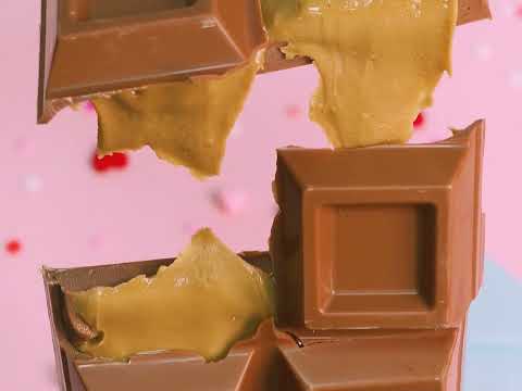 Barre XL Choco Love remplie de beurre d'arachide, chocolat au lait fourré de crème au beurre d'arachide de 500g 
