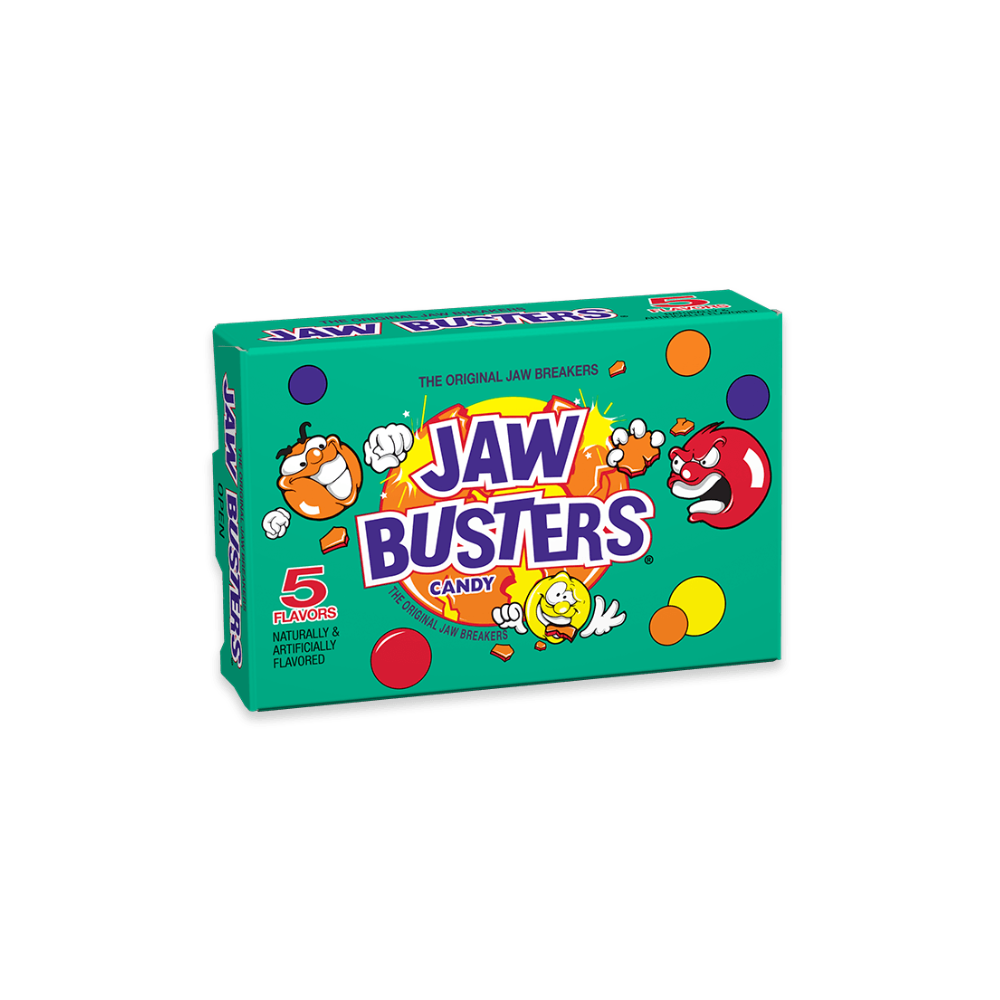 Jawbusters, bonbons casse-dents aux fruits de 23g 