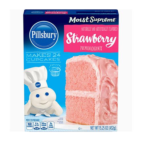 Pillsbury Moist supreme Strawberry (3945393258593)