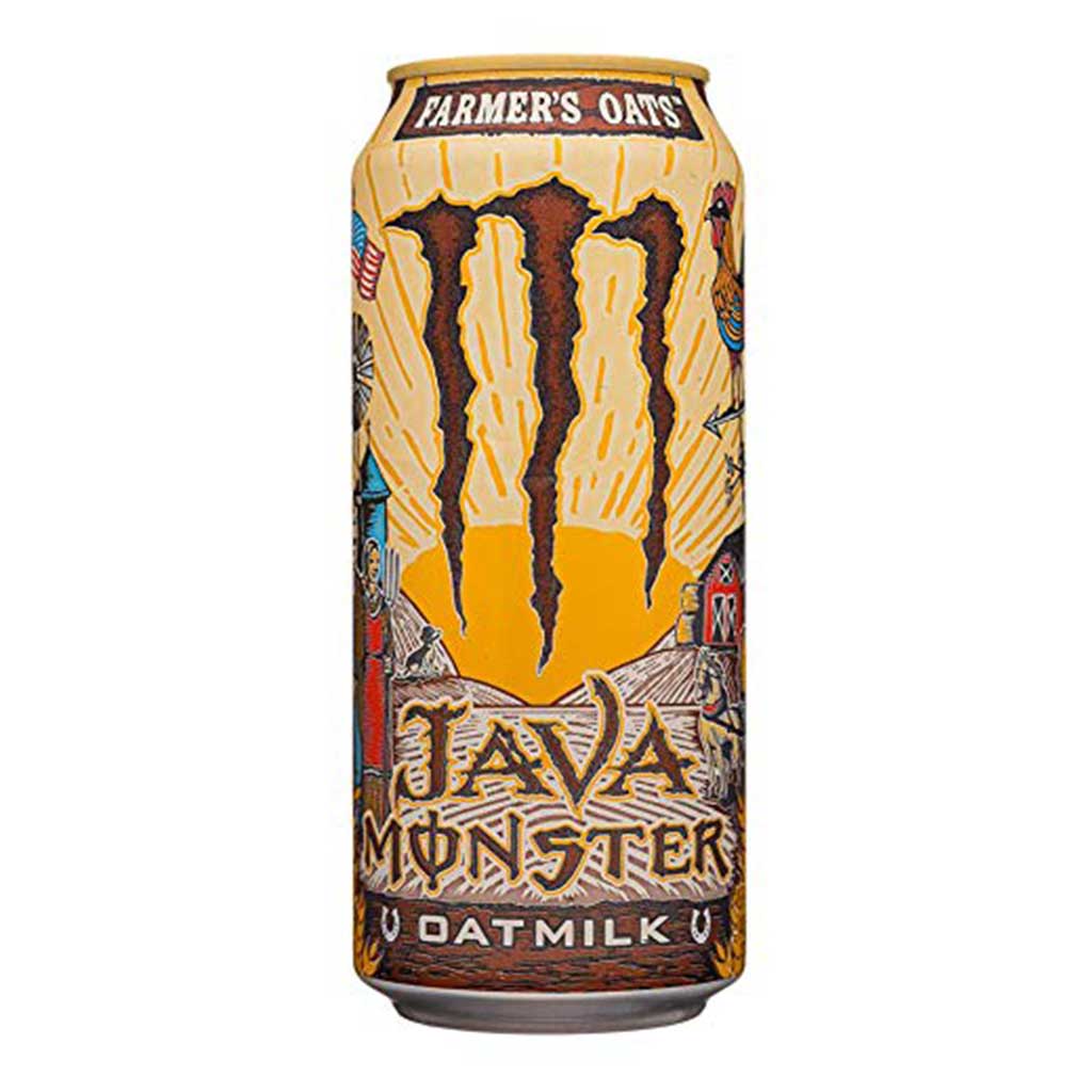 Monster Java Farmer's Oat Milk - boisson énergisante au café et lait d ...