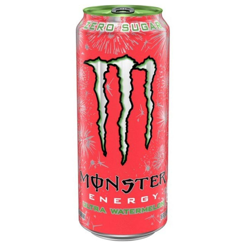 Monster Ultra Watermelon, energy drink à la pastèque de 473ml | ENDOMMAGÉE