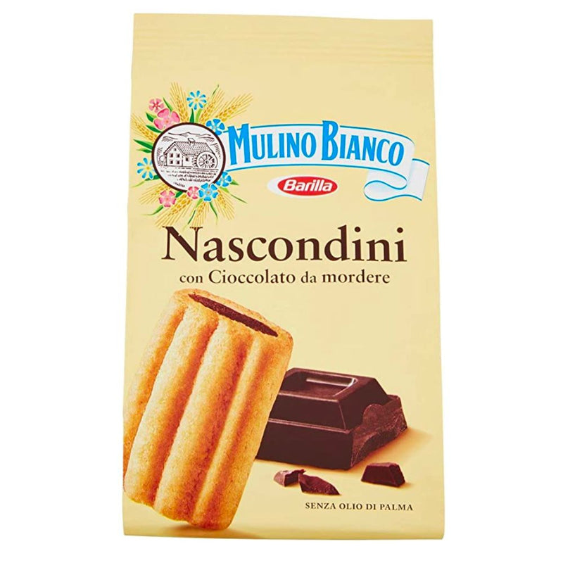 Confezione da 330g di biscotti al cioccolato Nascondini Mulino Bianco