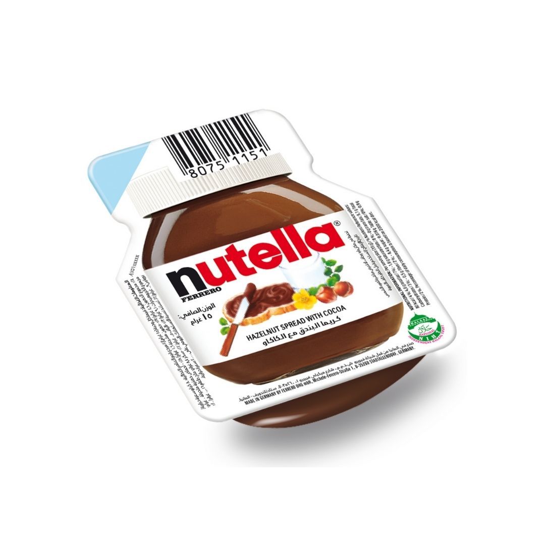 Ferrero Nutella - portion individuelle de crème aux noisettes de 15g ...