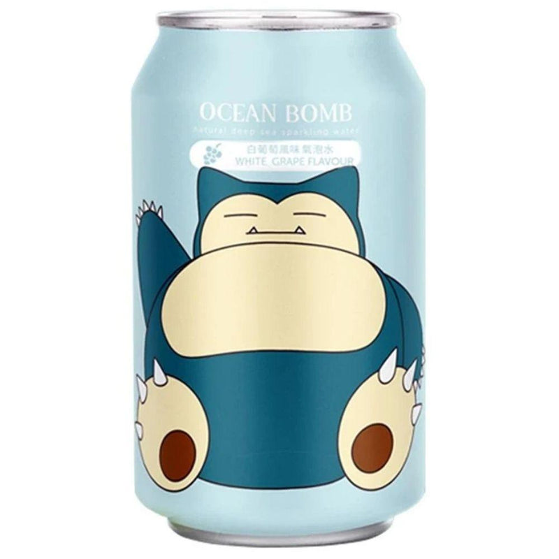 Ocean Bomb Pokemon Snorlax Grape Flavour Sparkling Water, bevanda all&