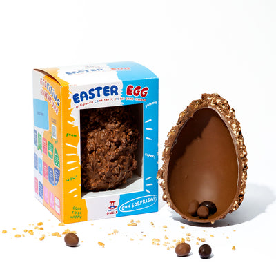 Easter box + American Uncle Egg Arachidato, boîte de Pâques et œuf à la cacahuète américain