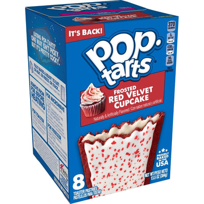 Pop Tart Frosted Red Velvet Cupcake