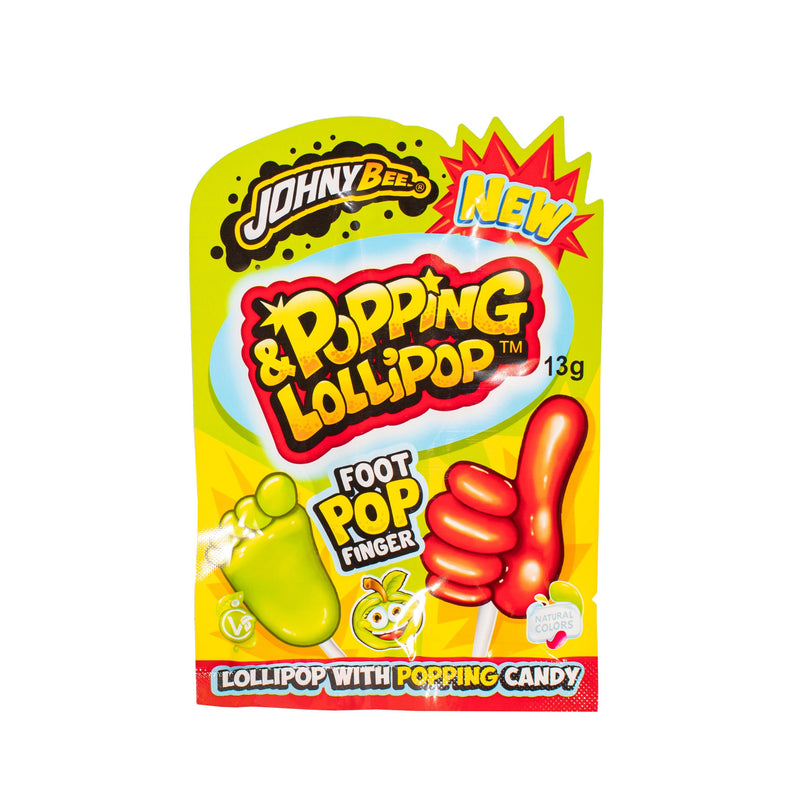 Johny Bee & Popping Lollipop Green Apple